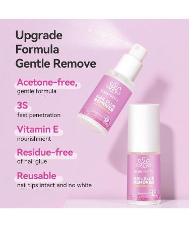  Born Pretty Born Pretty Nail Glue Remover for False Nails 20ml Fast 5-Second Spray for Removing Nail Glue from False Nails Odorless - Buy Online on GoSupps.com