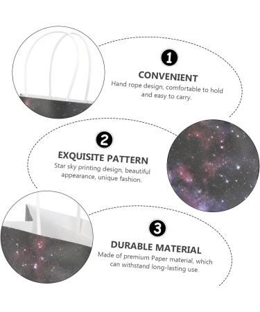 HOMSFOU 48 Pcs Gift Bag Space Party Favor Bags Hockey Party Favors Wedding Favor Bags Astronaut Party Favors Birthday Party Supplies Favor Bags Printing Snack Bag Paper - Buy Online on GoSupps.com