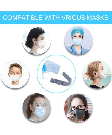 12PCS Silicone Mask Strap Extender for Face Masks - Adjustable Ear Saver & Ear Protector Hook (4 Colors) - Buy Online on GoSupps.com