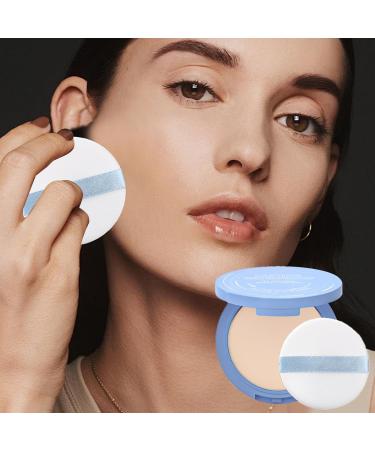 Pressed powder setting powder Matte Oil Control Face Powder Silky Matte Light Beauty Powder Makeup Face Powder Matte Oil Control Nude Makeup Pressed Powder Foundation - Buy Online on GoSupps.com