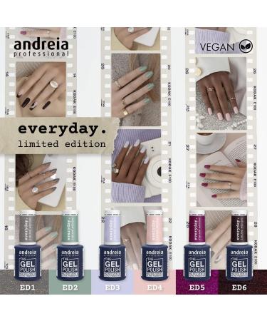  Andreia Andreia Professional - The Gel Polish - Solvent Free Gel - Limited Colour Collection - ED4 Pastel Coral - Buy Online on GoSupps.com