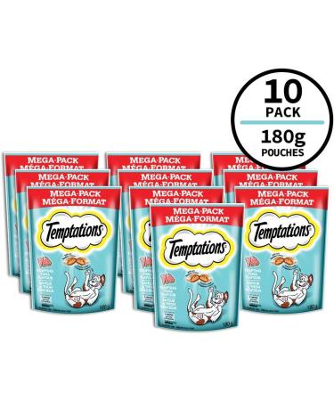 TEMPTATIONS Adult Cat Treats Tempting Tuna Flavour 180g (10 Pack) 180 g (Pack of 10) Tuna - Buy Online on GoSupps.com