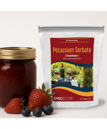 Potassium Sorbate Powder 1 lb. Food-Grade Preservative for Longer Freshness and Extended Life Cycle. - Buy Online on GoSupps.com