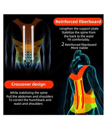 Posture Corrector XS-5XL | Adjustable Back Brace for Men & Women | Hunchback Correction & Scoliosis Prevention | Improve Back Posture | 3X-Large Black - Buy Online on GoSupps.com