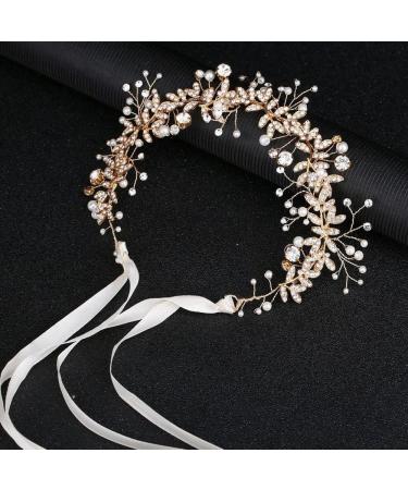 Crystal Princess Flower Girl Headpiece - Perfect for Wedding, First Communion & Birthday Parties (1PC-Rose Gold) - Buy Online on GoSupps.com