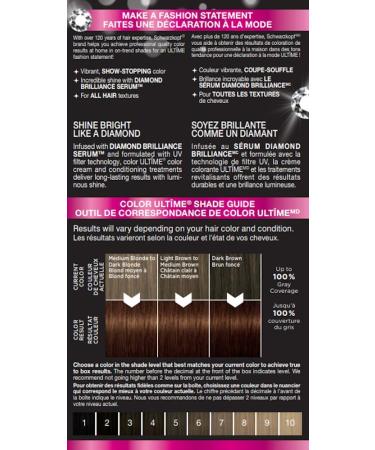 Schwarzkopf Color Ultime Metallic Hair Color Cream - 6.86 Sparkly Light Brown - Buy Online on GoSupps.com
