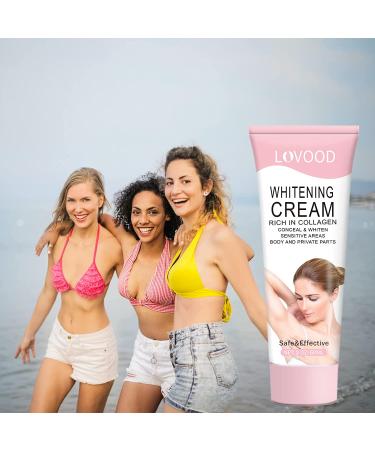 LOVOOD Dark Spot Corrector Cream - Underarm, Neck & Elbow Brightening Moisturizer (2.0 Fl Oz) - Buy Online on GoSupps.com