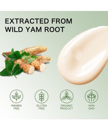 Euyehn Wild Yam Cream | Wild Yam Root Cream | Yam Cream - Yam Cream For Menopause Support - Buy Online on GoSupps.com