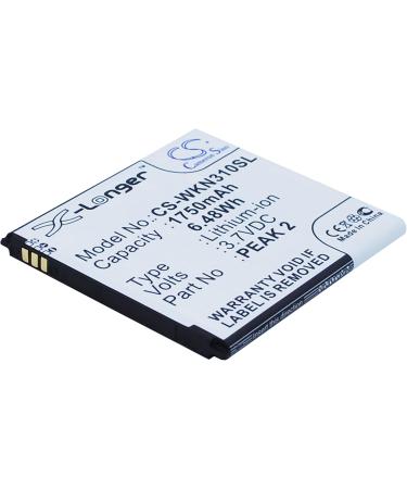 PRUVA 1750mAh Battery for Wiko Cink Peax & Peax 2 - Compatible Replacement - Buy Online on GoSupps.com