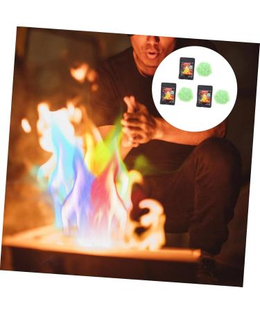 Lurrose Outdoor Fireplace 15 Packs Campfire Powder Metal Powder Fireplace Packets Pit Colorful Party Supplies Mineral Powder - Buy Online on GoSupps.com