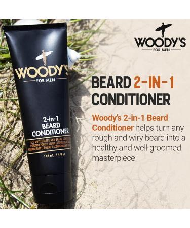 Woody's Beard 2-in-1 Conditioner 118ml - Nourishing Beard Care Product - Buy Online on GoSupps.com