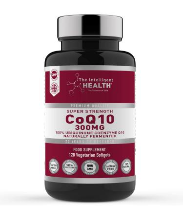 High Absorption CoQ10 300mg Capsules - 120 Count, Vegan-Friendly, Made in UK to GMP Standards - Buy Online on GoSupps.com