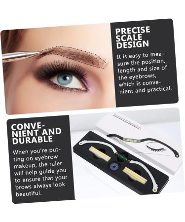 POPETPOP 3 pcs Mapping Auxiliary Tool Shaper Line Shaping Horizontal Level Metal Premium Marker Eyebrow 1 count (Pack of 1) Silverx3pcs - Buy Online on GoSupps.com