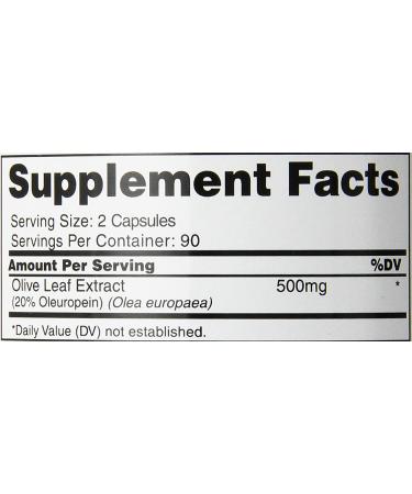 Roex Oleuropein Olive Leaf Vitamins | 180 Count | Dietary Supplements for Healthy Heart & Immune System Boost - Buy Online on GoSupps.com