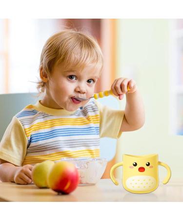 Kids Toothbrush Cup | Children's Dinosaur Mug for Tooth Brushing | Safe and Cute Tooth Brushing Accessory for Bathroom Travel and Outdoors Pochy Yellow - Buy Online on GoSupps.com