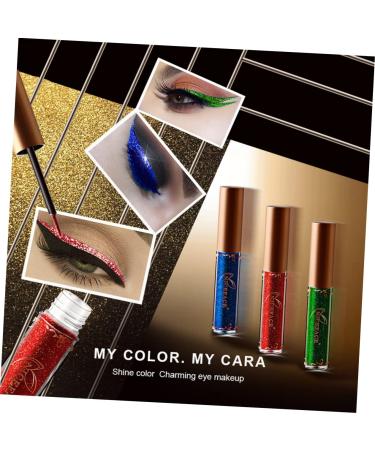 FRCOLOR 3pcs Color Eyeliner Liquid Eyeliner Colorful Eyeliner Pen Eye Shadow Diamond Metal Miss 1 count (Pack of 1) As Shownx3pcs - Buy Online on GoSupps.com