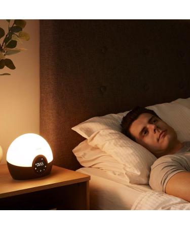 Lumie Bodyclock Glow 150 - Light Alarm Clock with 9 Sounds & Sunset Function | Sleep Aid & Wake Up Light in Black - International Shipping Available - Buy Online on GoSupps.com