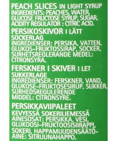 Del Monte Peach slices in light syrup 227g - Buy Online on GoSupps.com