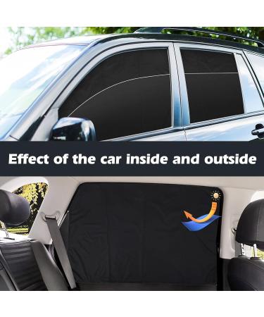 Zatooto Sun Protection Car Curtains - UV Blocking Polyester for Babies Children Pets & Adults | 4-Piece Side Rear Privacy Shades - Buy Online on GoSupps.com