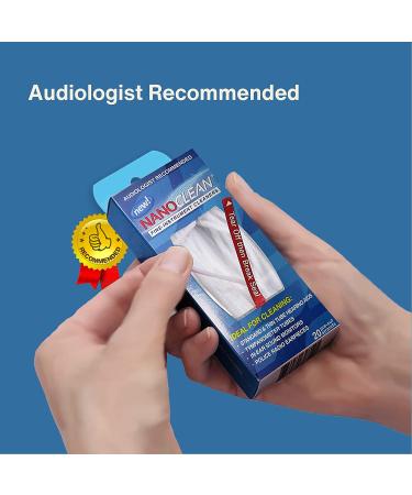 NanoClean All-in-1 Hearing Aid Cleaning Kit - 500 Ready-to-Use Strands - Gentle & Effective Brush Thread - Instrument Cleaners - Earbud Cleaner - Buy Online on GoSupps.com