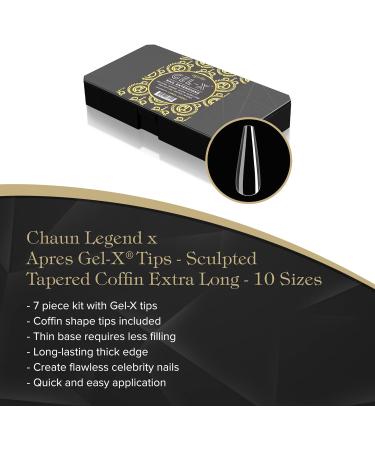Chaun Legend x Apr s Gel-X Professional Nail Kit - Complete Vegan Leather Case with Gel-X Tips, pH Bonder, Gel Primer, Extend Gel, Top Gelcoat, Mini LED Light, and Emery Board - Buy Online on GoSupps.com