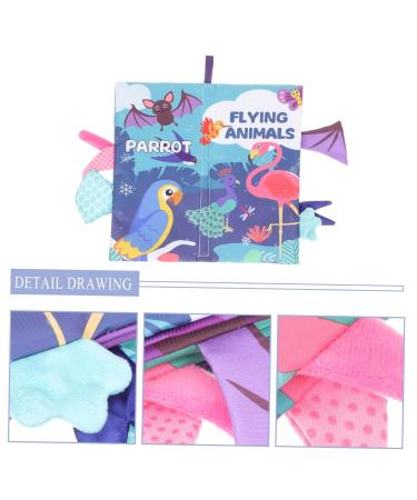 Upkoch Fabric Book Toy for Toddlers | Early Development Children's Stuffed Book | 26x11cm Crumpled Fabric Toy in Sorted Colors - Buy Online on GoSupps.com
