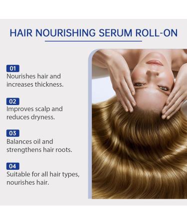 S rum de croissance capillaire en roll-on soin nourrissant pour le cuir chevelu avec applicateur bille facile utiliser renforce les racines booste la brillance et pr vient la chute des cheveux  - Buy Online on GoSupps.com