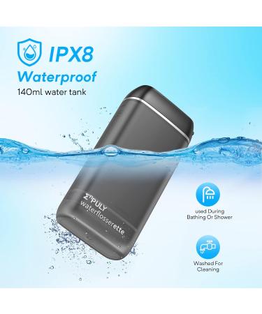 Enterpuly Portable Oral Shower 2023 | Travel-Friendly Wireless Mouth Shower | 3 Modes 5 Nozzles Electric Tooth Shower for On-the-Go Care - Buy Online on GoSupps.com
