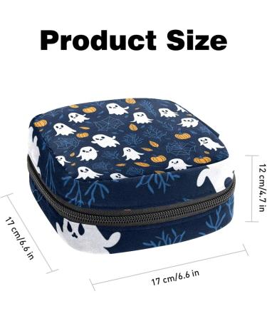 Halloween Specter Menstrual Pad Storage Bag - Portable Period Pouch for Women & Girls (Color 8) - Buy Online on GoSupps.com