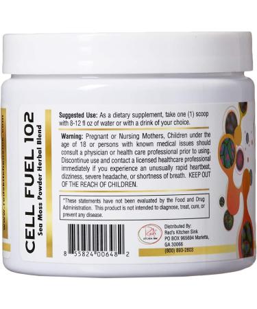 Organic Sea Moss, Bladderwrack & Burdock Root Herbal Blend - Dr. Sebi Inspired | 100% Natural Thyroid & Immunity Support - 8oz - Buy Online on GoSupps.com