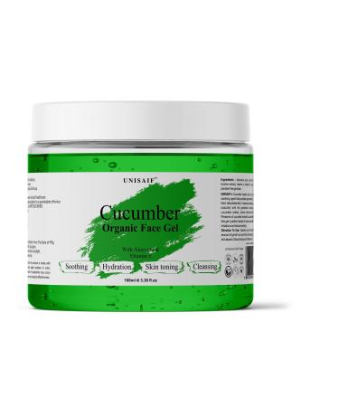 Unisaif Cucumber Organic Facial Gel with Vitamin E 100g