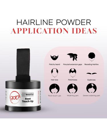 Pigment Infused Root Touch Up for Black Hair - Temporary Hair Color & Brow Filler - 0.14 oz - Buy Online on GoSupps.com