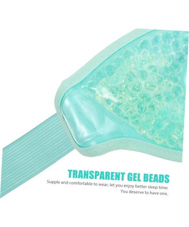 Beavorty Soft Cold and Hot Compress Mask Beauty Eye Cover Reusable Gel Eye Mask Ice Eye Mask Half Face Mask for Women Light Green - Buy Online on GoSupps.com