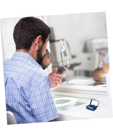 Solustrie 8-Piece Colored Contact Lenses Care Box - Travel-Friendly Plastic Container with Blue Caricature Design | Perfect Storage Solution - Buy Online on GoSupps.com