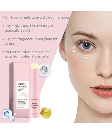 Coffee Moisturizing Eye Cream Stick Wrinkle Firming Eye Cream Effectively Reduce Wrinkles And Brightens Skin Tone Suitable For A Variety Of Skin Uses - Buy Online on GoSupps.com