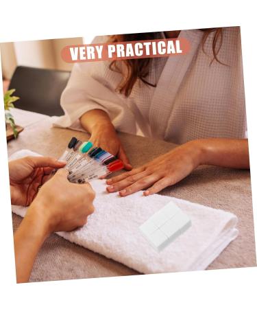 100PCS Nail Art Tools - White Sponge Gradient Blush Manicure Tools & French Tip Applicator - International Shipping Available - Buy Online on GoSupps.com