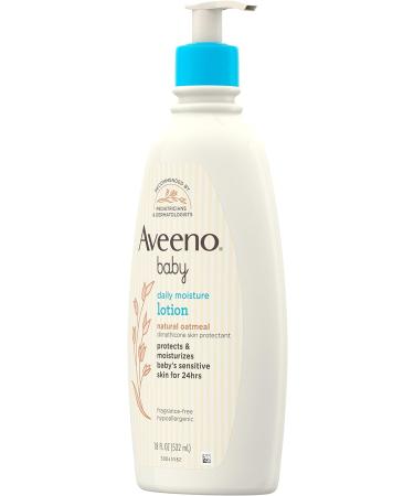 Aveeno Baby Daily Moisture Lotion 54.0 Fl Oz (Pack of 3) | Colloidal Oatmeal & Dimethicone Formula - Buy Online on GoSupps.com
