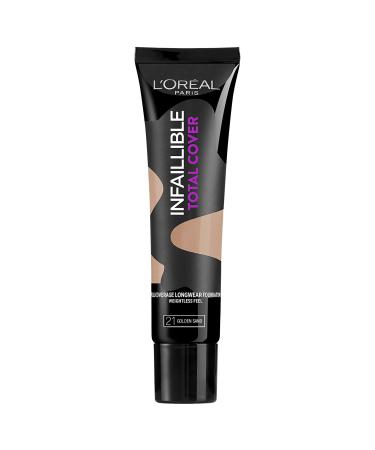 L'Oreal LOr al Paris Infallible Total Cover Foundation 35g 21 Golden Sand