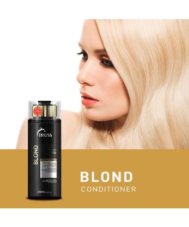 Truss Blond Conditioner - Violet Purple Conditioner for Blonde Bleached & Gray Hair | Color Protection & Hydration | Neutralizes Brassiness | 10.14 Fl Oz - Buy Online on GoSupps.com