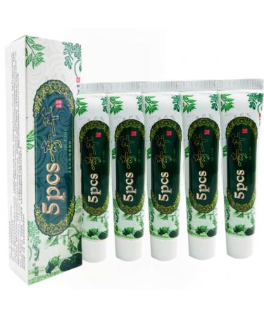 JHDOJHD QianNianQiCao 5 Sets Compatible with Natural Chinese Herbal Eczema Psoriasis Dermatitis Ointment Symptom External Use Only