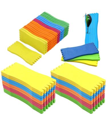 Gzlceu 40 pieces fishing light foam leader for holding fishing cords and fishing hooks conveniently fishing (random color) - Buy Online on GoSupps.com