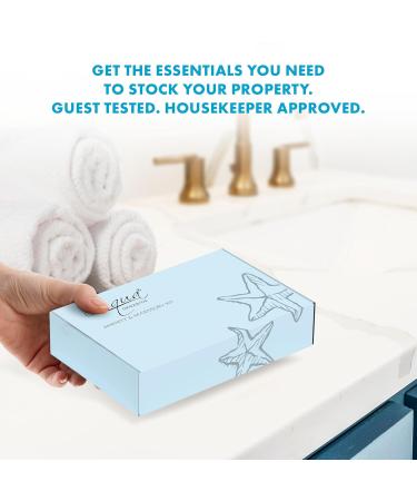 Shoppe All-in-Kit | Aqua Organics 75-Piece Amenity Kit | Bulk 1oz Travel Size Toiletries for Hotels AirBnBs & Vacation Rentals - Buy Online on GoSupps.com