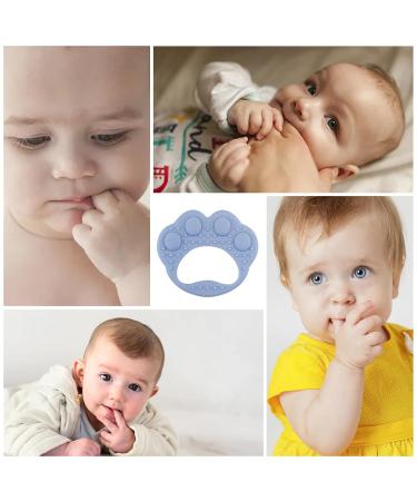 Ceolup Silicone Baby Bite Ring - Cute Dog Paw Montessori Toy for Toddlers | Anti-Drop Bliss | Perfect Gift for Birthdays & Christmas - Buy Online on GoSupps.com