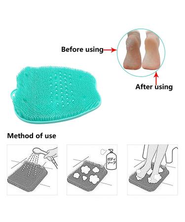 Proleo Footprint Foot Washing Mat - Exfoliating Dead Skin & Pedicure Brush for Improved Blood Flow - Buy Online on GoSupps.com