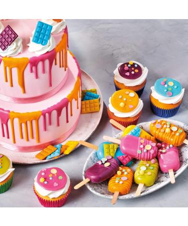 FunCakes Deco Melts Pink AZO Free 250g - Vibrant Pink Candy Melts for Baking and Decorating - Buy Online on GoSupps.com