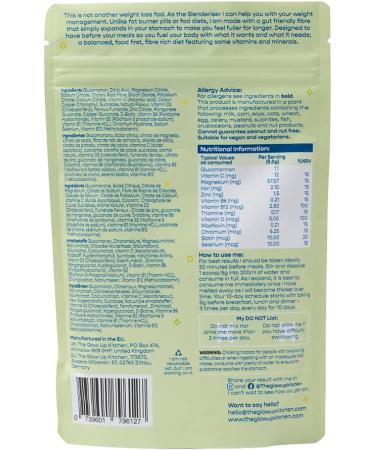 Slenderiser 30 Servings Weight Management Drink with Glucomannan - Keto & Vegan Friendly (Lemon Lime) - Buy Online on GoSupps.com