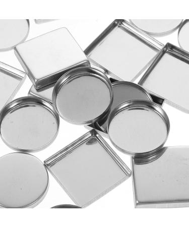 30pcs Aluminum Empty Square Metal Pans for Cosmetics - Ideal Eyeshadow Tins & Mini Paint Palette - Buy Online on GoSupps.com