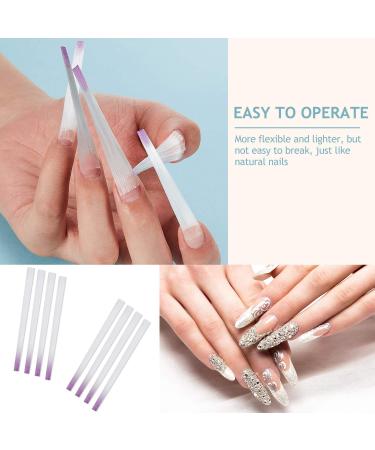 300 Piece Fiberglass Nail Extension Fibers - Quick DIY Nail Art Salon/Home Use - Buy Online on GoSupps.com
