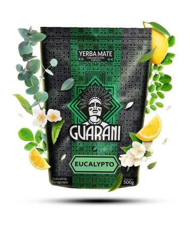 Guarani Eucalypto 0 5 kg | Yerba mate rafra chissante aux herbes 500 g | Yerba mate l'eucalyptus | Puissance de la caf ine naturelle | Th Yerba mate du Paraguay