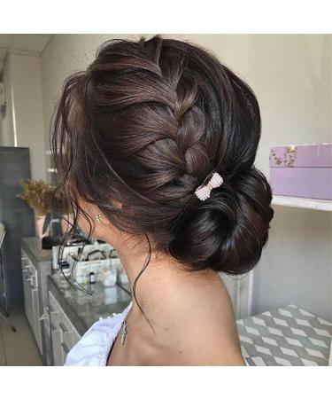 Dervivea Tiny Pearl Bow Hair Comb Gold Crystal Side Comb Clip Hairpiece Wedding Bowknot Hair Comb Bridal Pearl Hair Comb Decorative Hair Accessories for Women and Girls Headdress - Buy Online on GoSupps.com